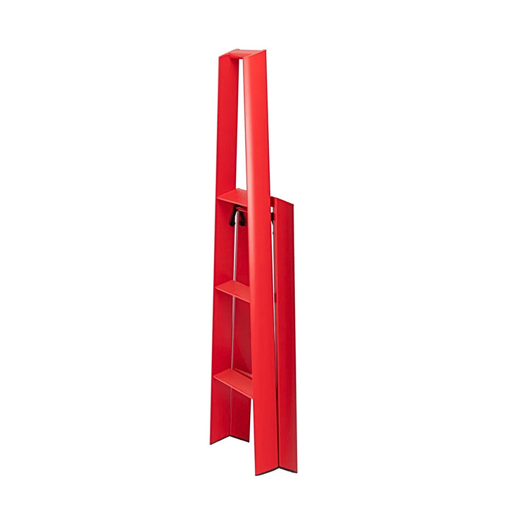hasegawa | lucano 3 step ladder | red