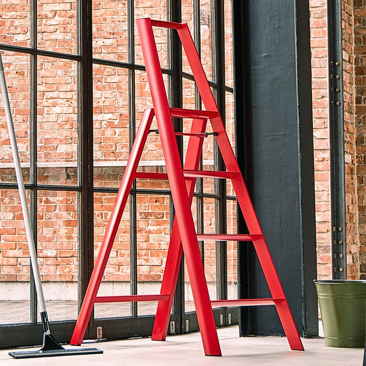 hasegawa | lucano 4 step ladder | red