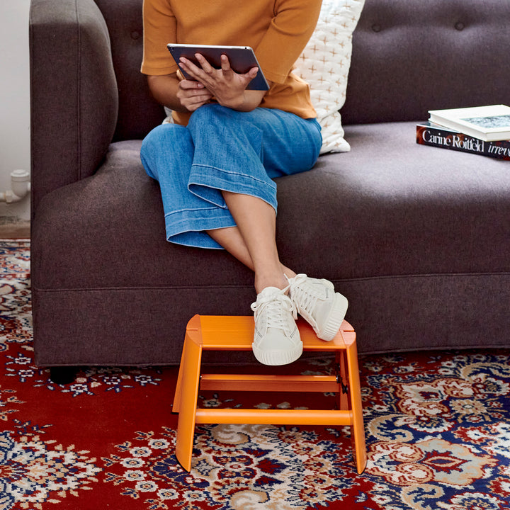 hasegawa | lucano 1 step ladder | orange