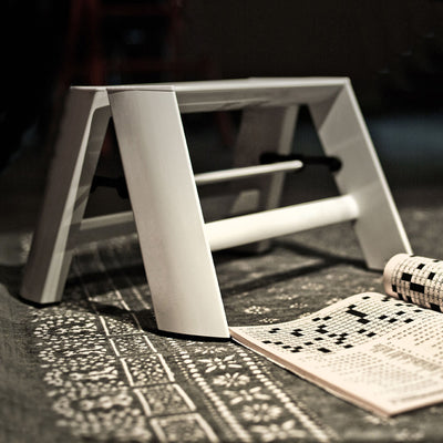 hasegawa | lucano 1 step ladder | white