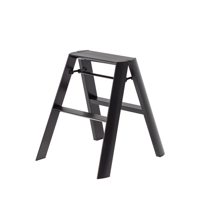 hasegawa | lucano 2 step ladder | black (japan)