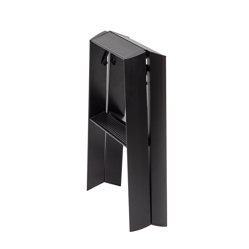 hasegawa | lucano 2 step ladder | black