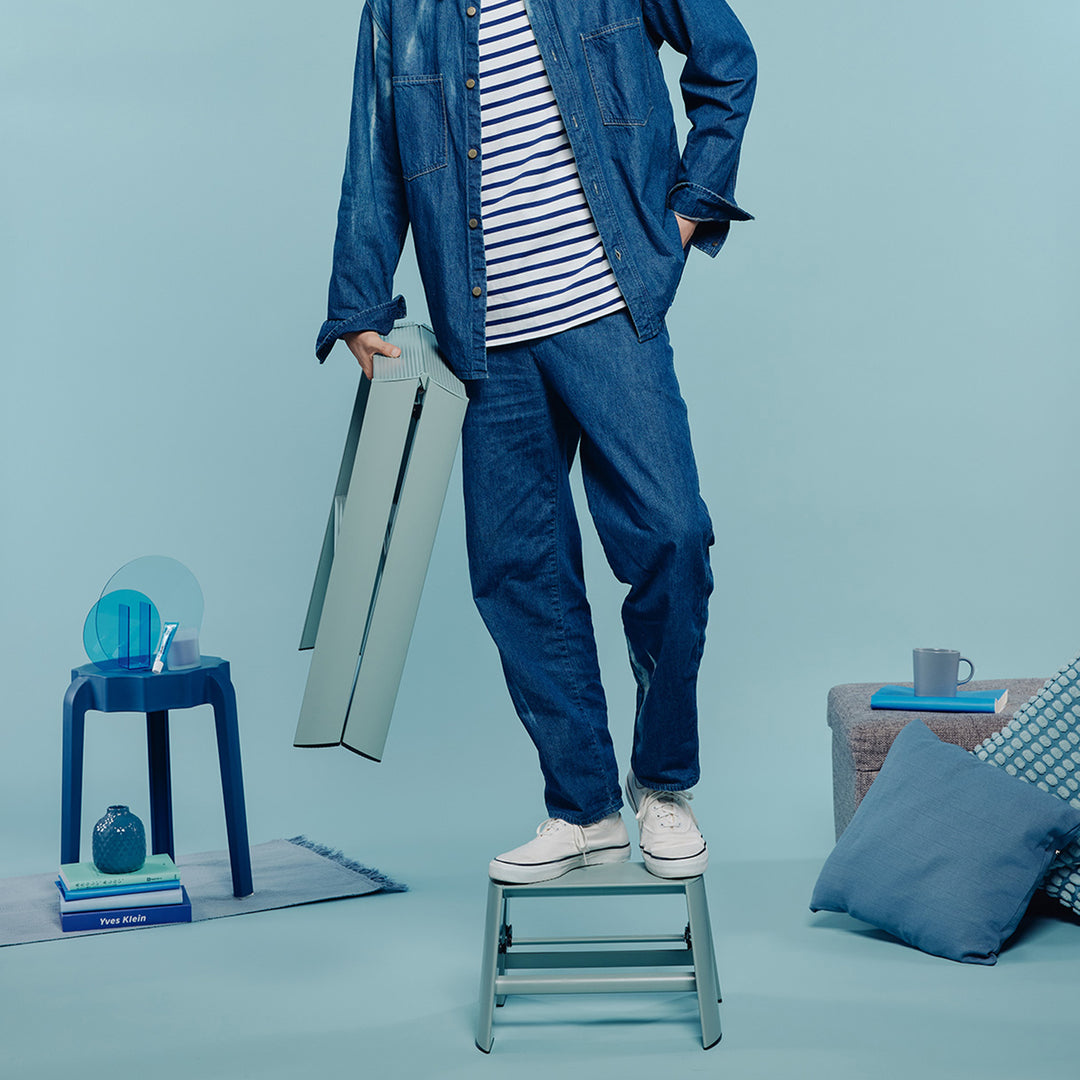 hasegawa | lucano 2 step ladder | dusty mint