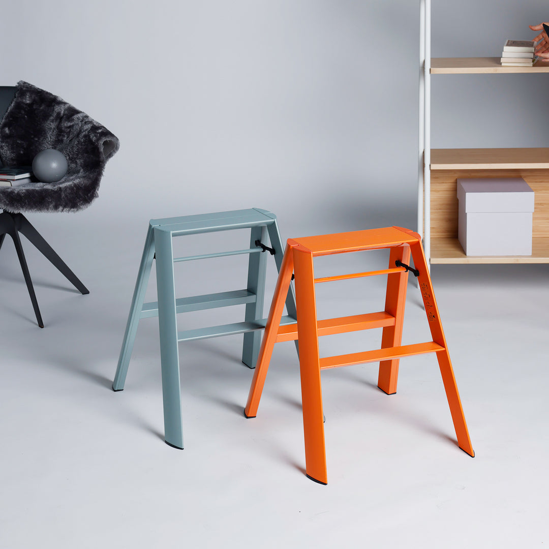hasegawa | lucano 2 step ladder | orange
