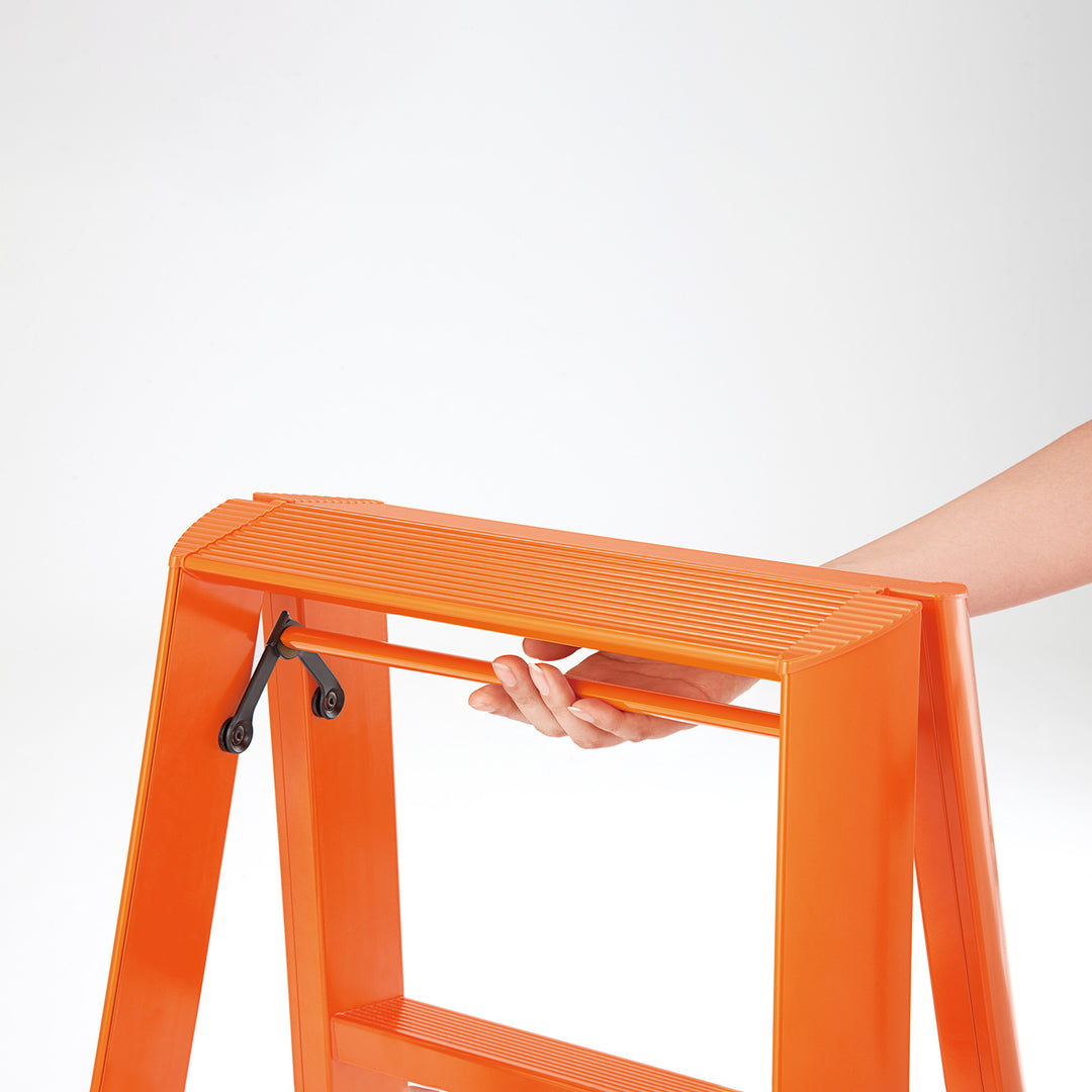 hasegawa | lucano 2 step ladder | orange