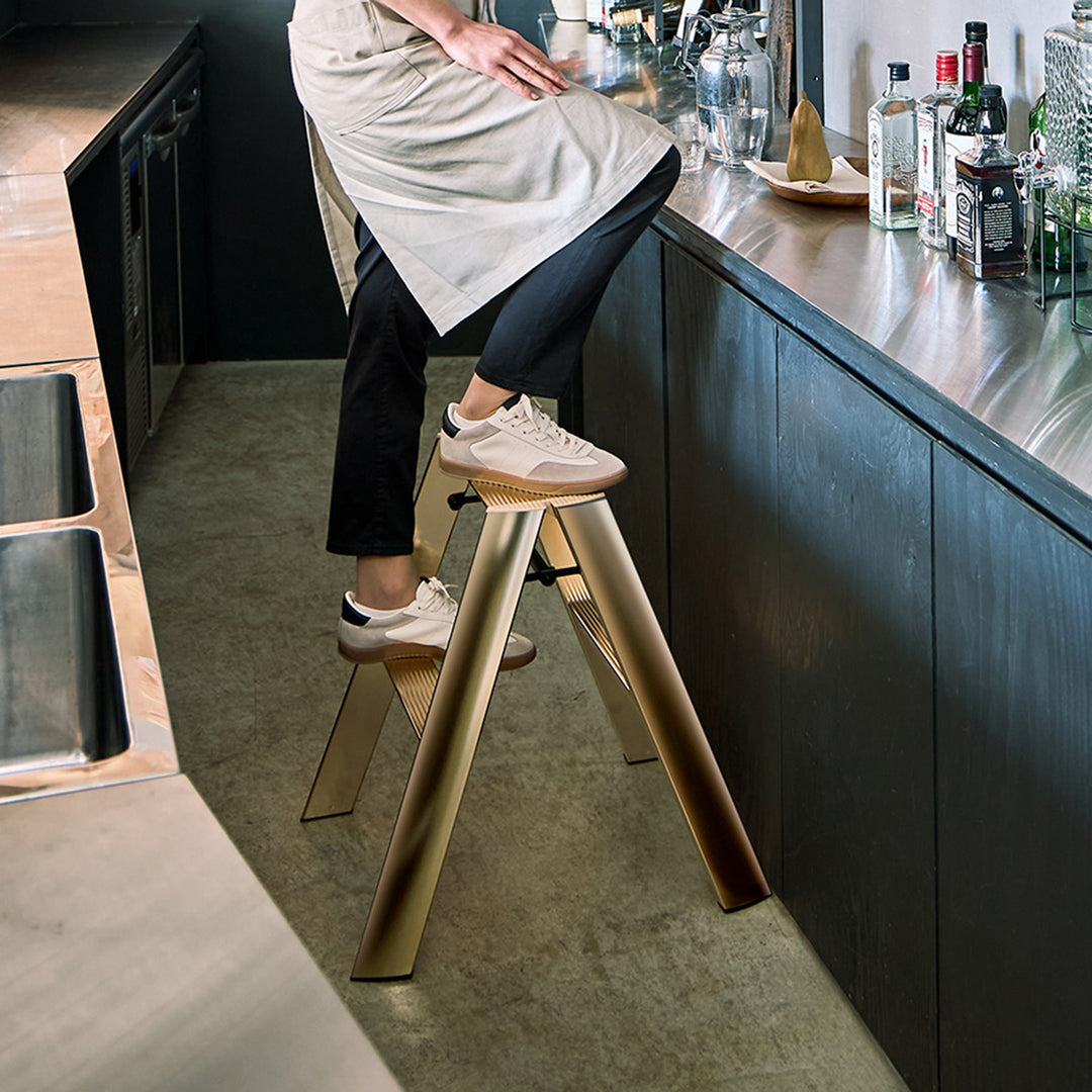 hasegawa | lucano 2 step ladder premium | gold (japan) - LC