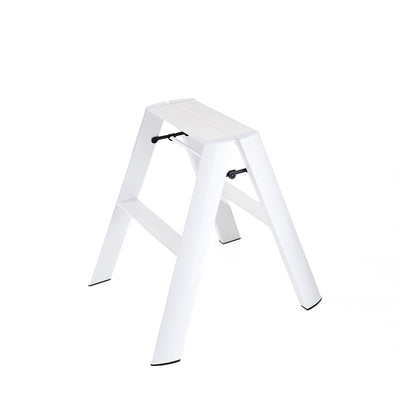 hasegawa | lucano 2 step ladder | white