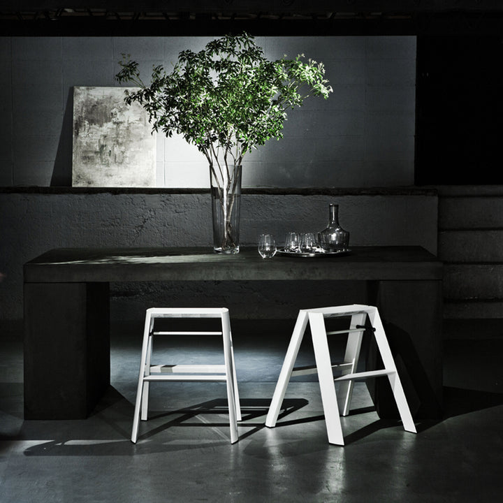 hasegawa | lucano 2 step ladder | white (japan) - LC