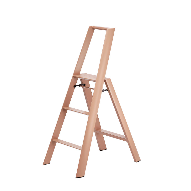hasegawa | lucano 3 step ladder | peach brown