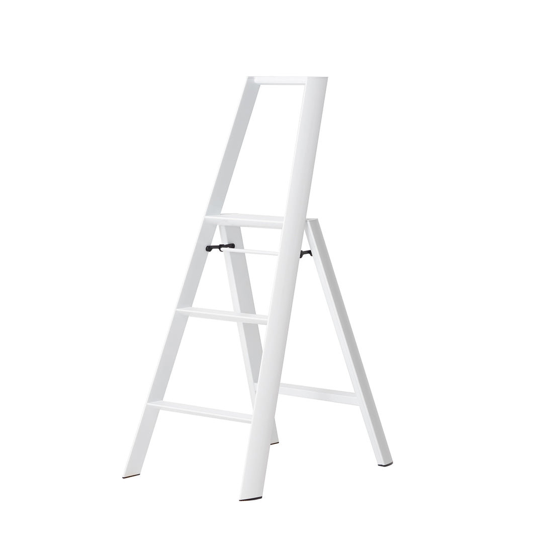 hasegawa | lucano 3 step ladder | white