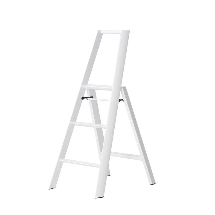 hasegawa | lucano 3 step ladder | white
