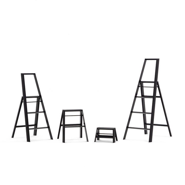 hasegawa | lucano 1 step ladder | black