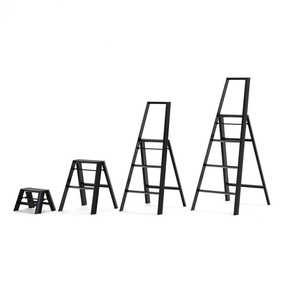 hasegawa | lucano 1 step ladder | black