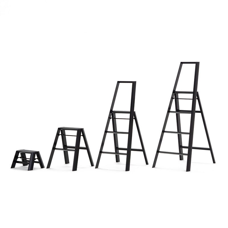 hasegawa | lucano 2 step ladder | black (japan)