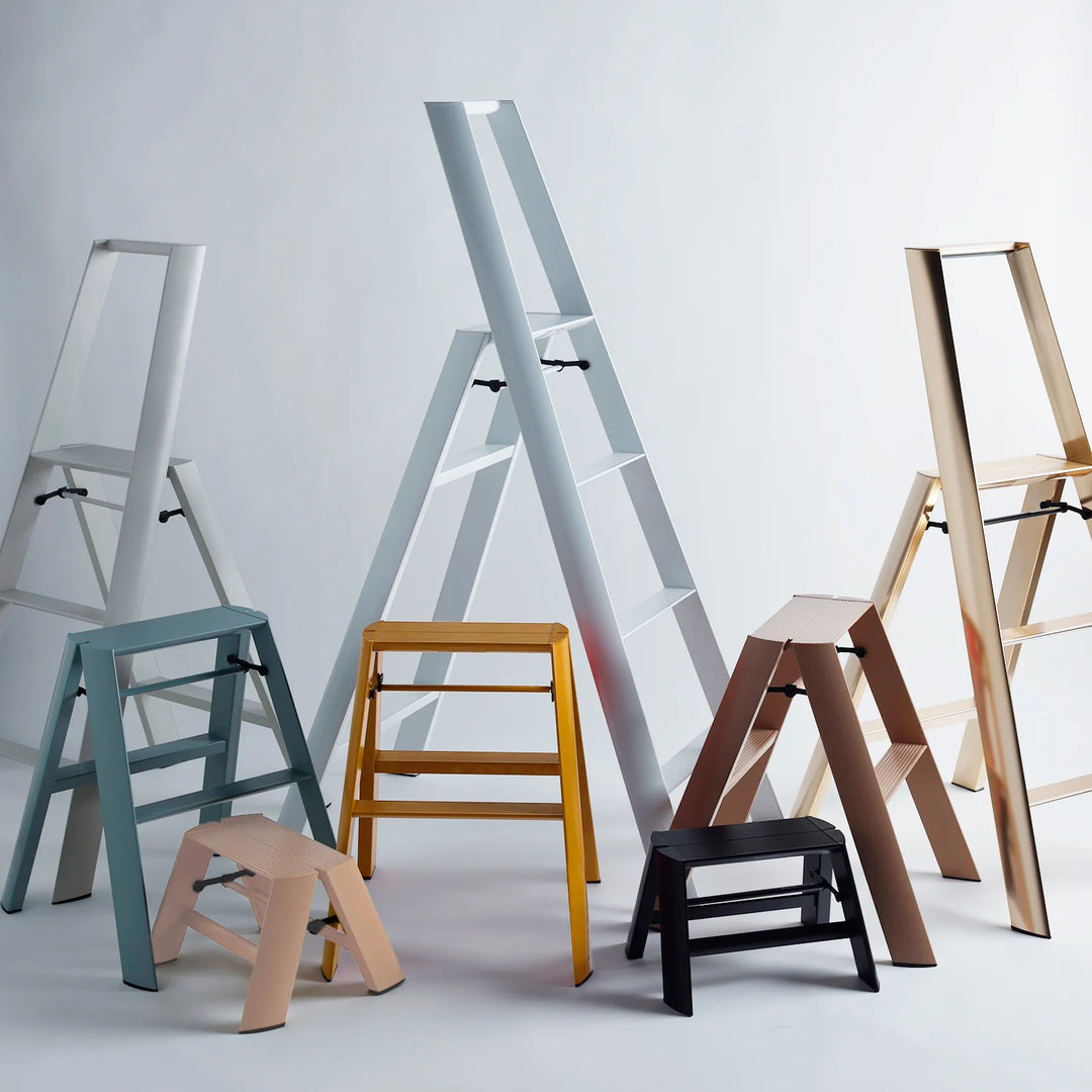 hasegawa | lucano 1 step ladder | red