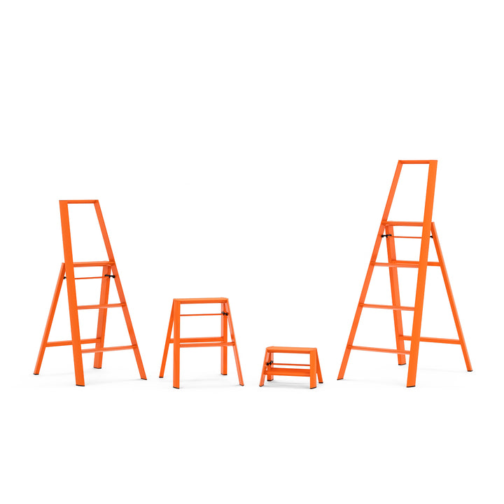 hasegawa | lucano 2 step ladder | orange