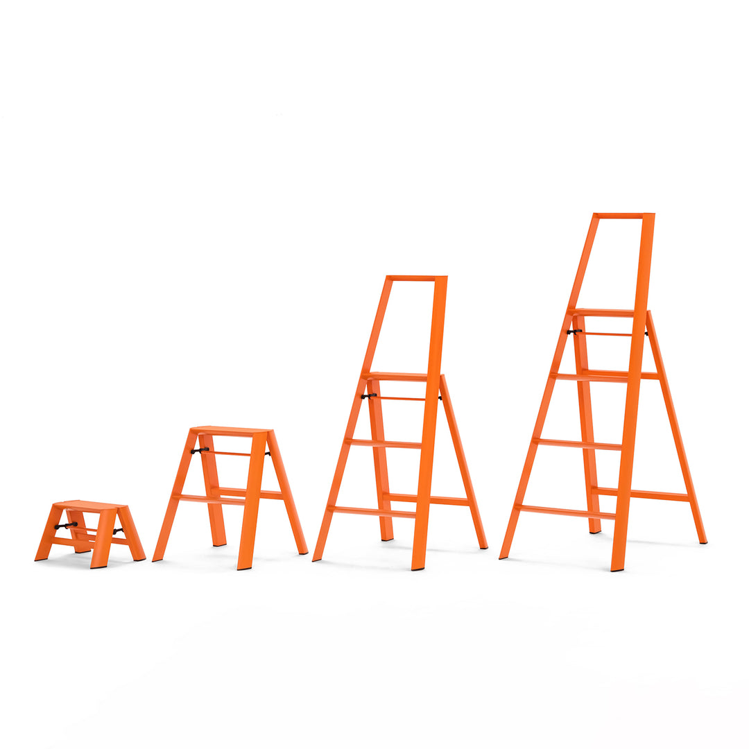 hasegawa | lucano 2 step ladder | orange