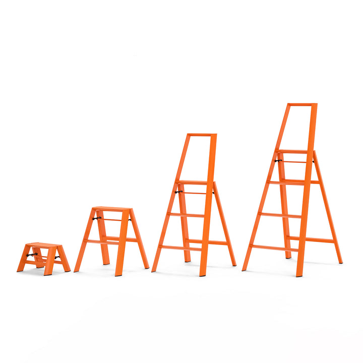 hasegawa | lucano 2 step ladder | orange