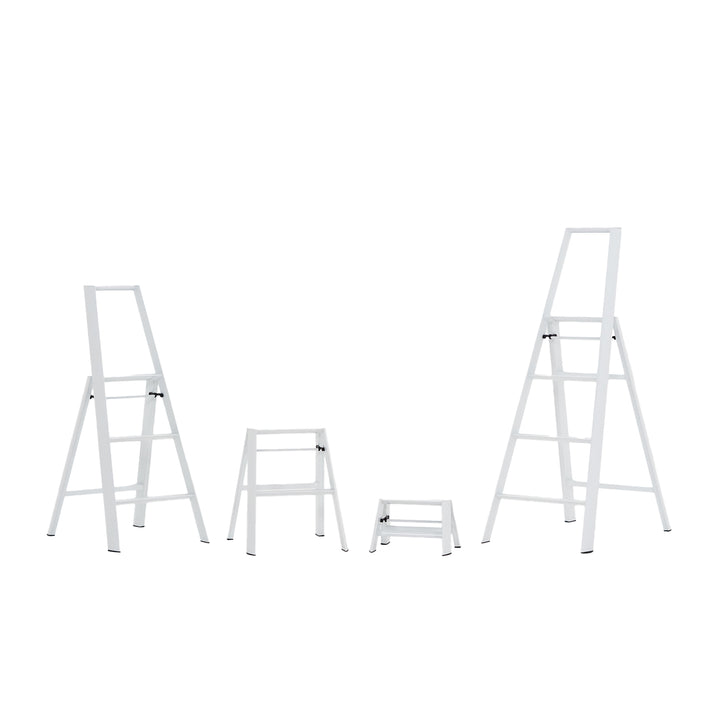 hasegawa | lucano 3 step ladder | white