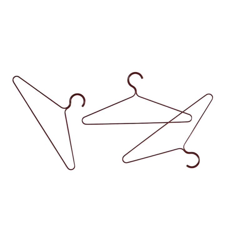 hay | hanger | maroon red | set of 3