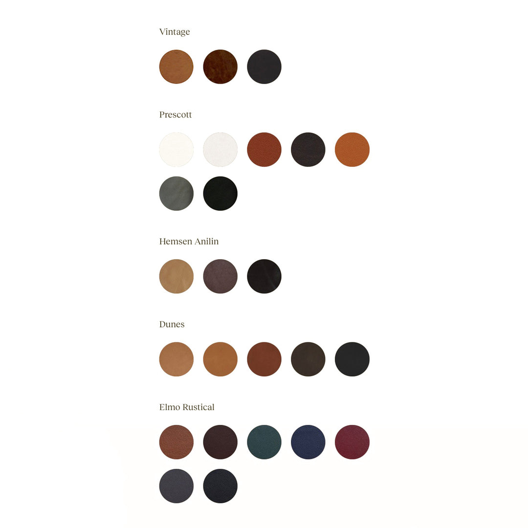 hjelle | siesta classic 302 chair | low back | oak + hemsen HA19 leather