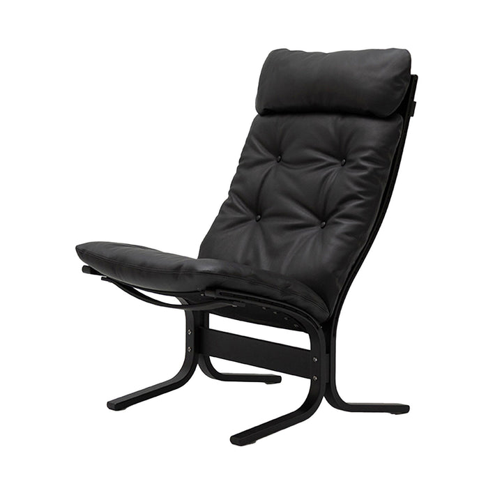 lk hjelle | siesta classic 300 chair | high back | black oak + hemsen HA19 leather