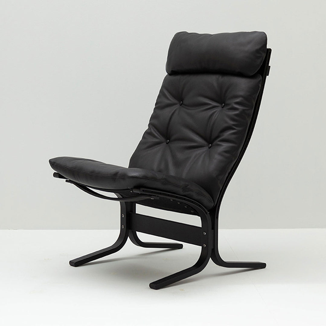 lk hjelle | siesta classic 300 chair | high back | black oak + hemsen HA19 leather