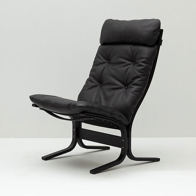 hjelle | siesta classic 300 chair | high back | black oak + hemsen HA19 leather