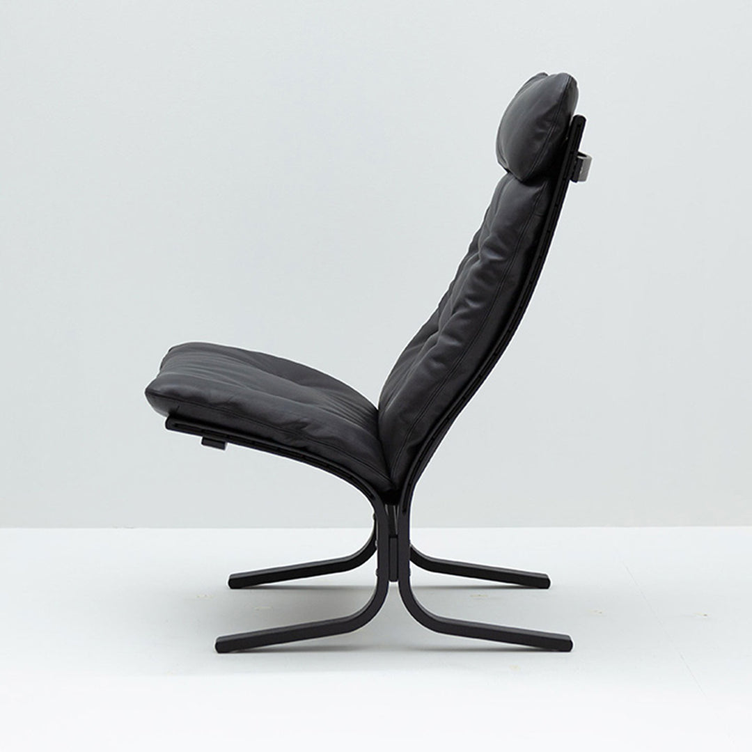 lk hjelle | siesta classic 300 chair | high back | black oak + hemsen HA19 leather