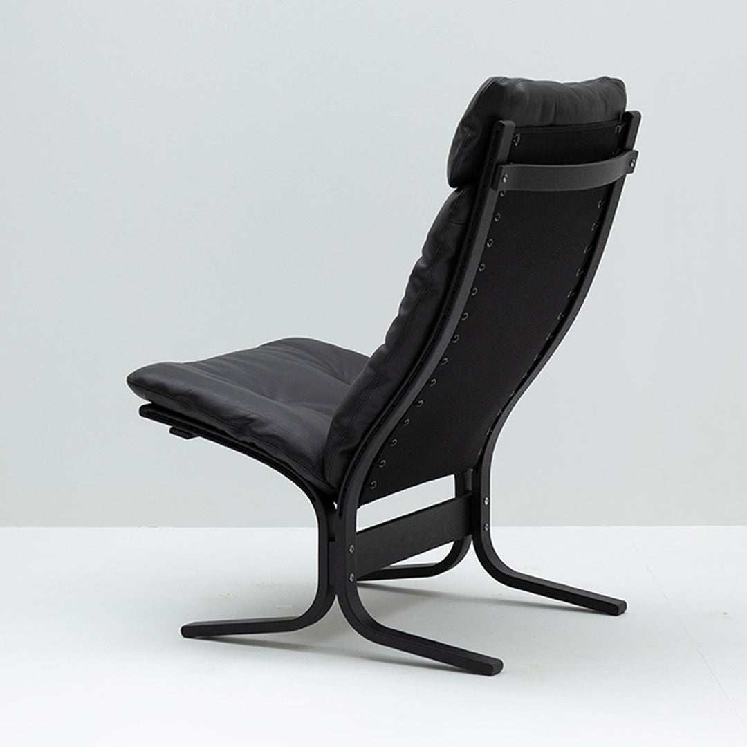 lk hjelle | siesta classic 300 chair | high back | black oak + hemsen HA19 leather