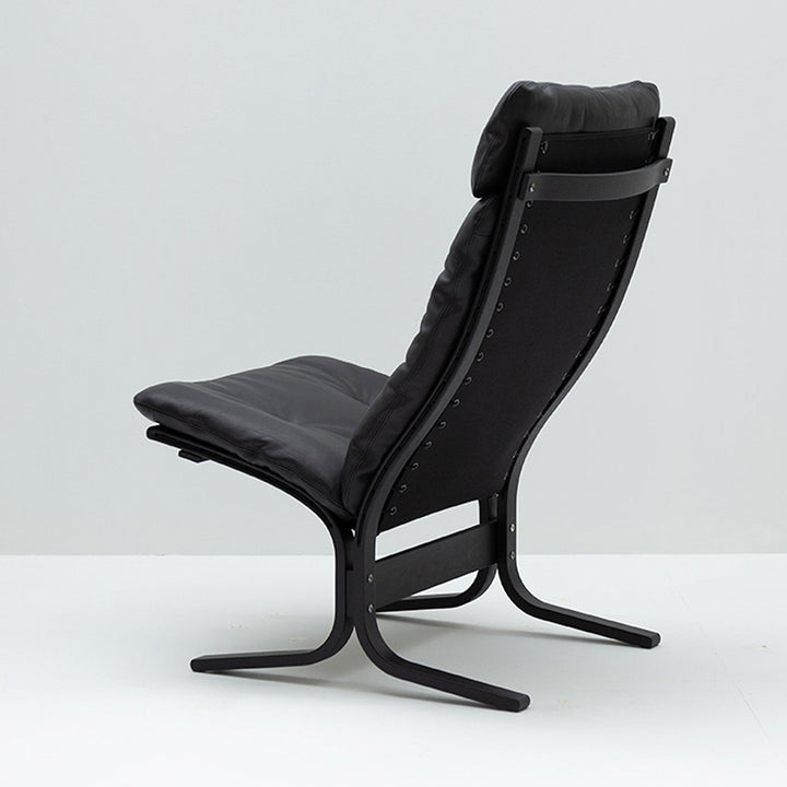 lk hjelle | siesta classic 300 chair | high back | black oak + hemsen HA19 leather