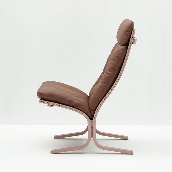 lk hjelle | siesta classic 300 chair | high back | oak + rustical tan leather