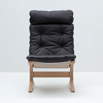 hjelle | siesta classic 300 chair | high back | oak + hemsen HA19 leather
