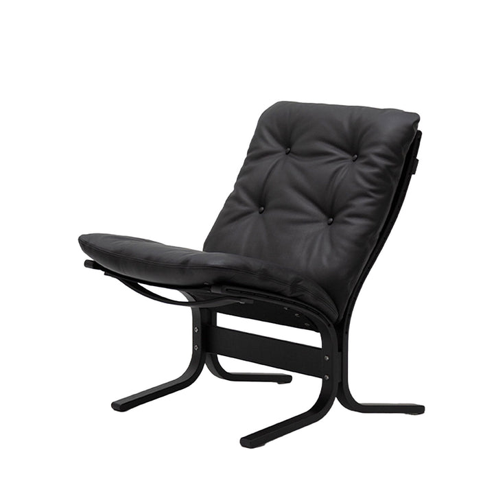 lk hjelle | siesta classic 302 chair | low back | black oak + hemsen HA19 leather