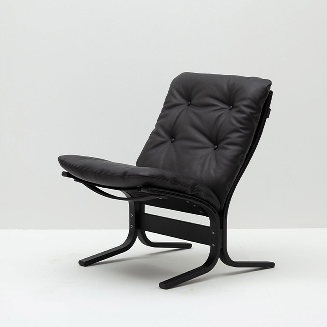 lk hjelle | siesta classic 302 chair | low back | black oak + hemsen HA19 leather