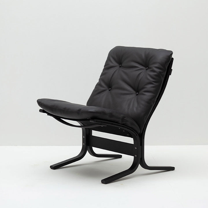lk hjelle | siesta classic 302 chair | low back | black oak + hemsen HA19 leather