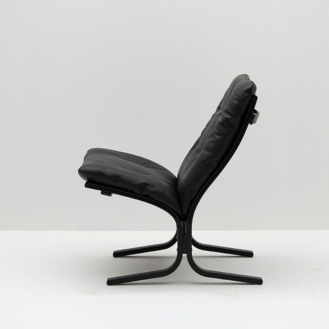 lk hjelle | siesta classic 302 chair | low back | black oak + hemsen HA19 leather