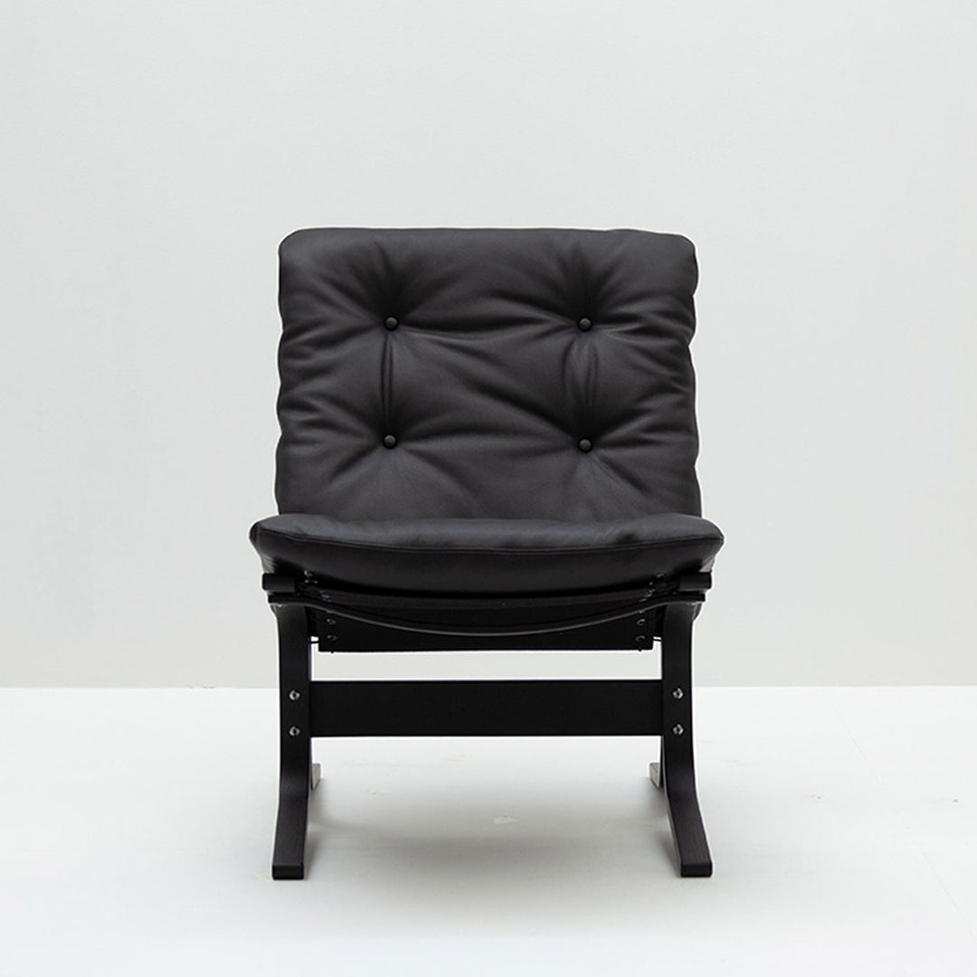lk hjelle | siesta classic 302 chair | low back | black oak + hemsen HA19 leather