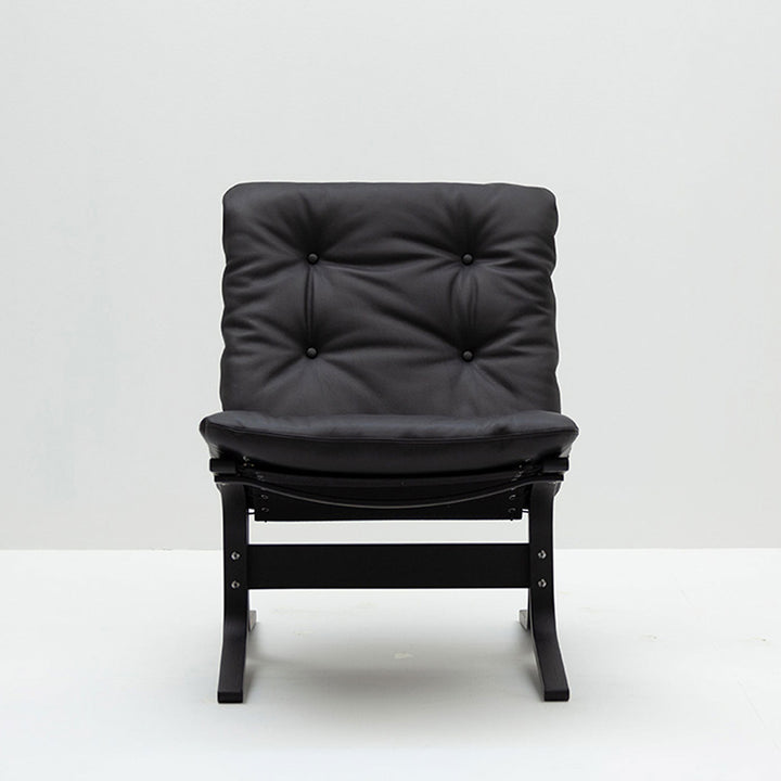 lk hjelle | siesta classic 302 chair | low back | black oak + hemsen HA19 leather