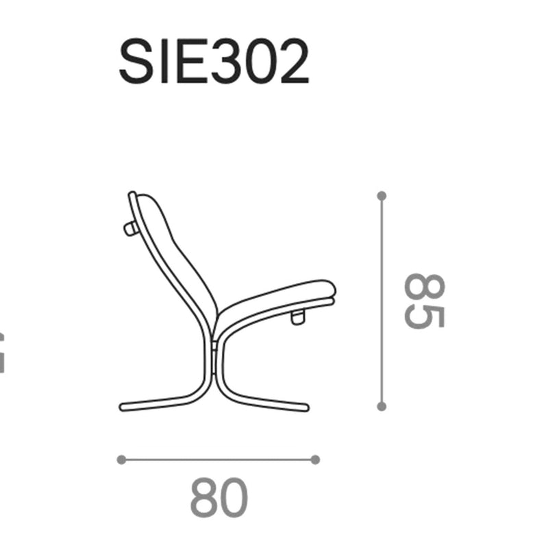 hjelle | siesta classic 302 chair | low back | oak + rustical tan leather