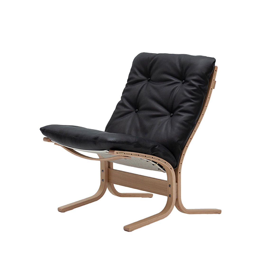 hjelle | siesta classic 302 chair | low back | oak + hemsen HA19 leather