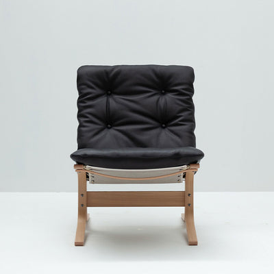 hjelle | siesta classic 302 chair | low back | oak + hemsen HA19 leather