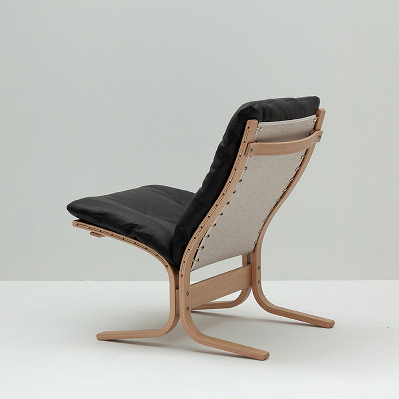hjelle | siesta classic 302 chair | low back | oak + hemsen HA19 leather