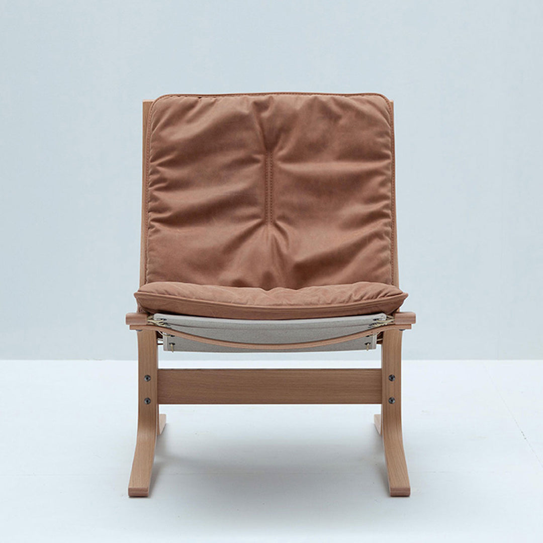 lk hjelle | siesta fiora 307 chair | low back | oak + dunes 21004 leather