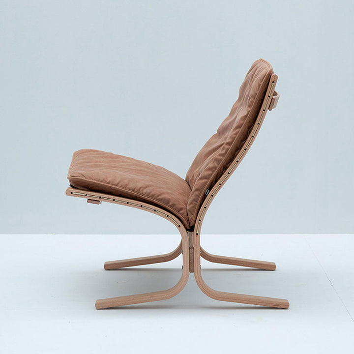 lk hjelle | siesta fiora 307 chair | low back | oak + dunes 21004 leather