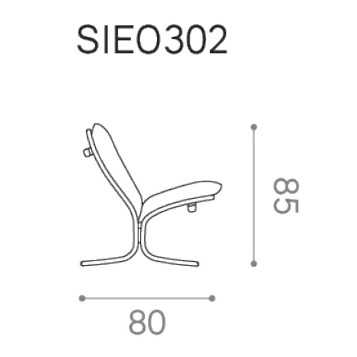 hjelle | siesta ovis 302 OV chair | low back | oak + sheepskin moonlight