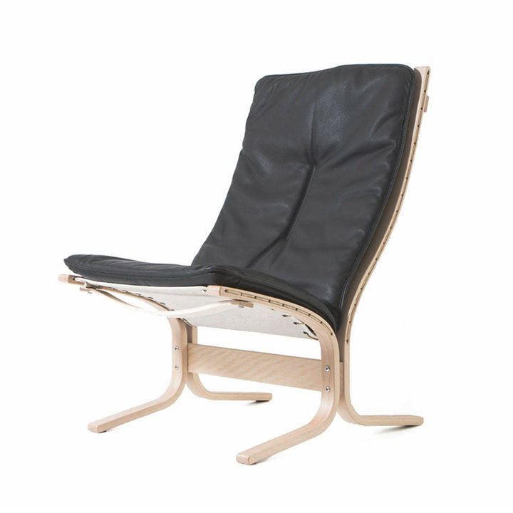 lk hjelle | siesta fiora 305 chair | high back | oak + hemsen HA19 leather