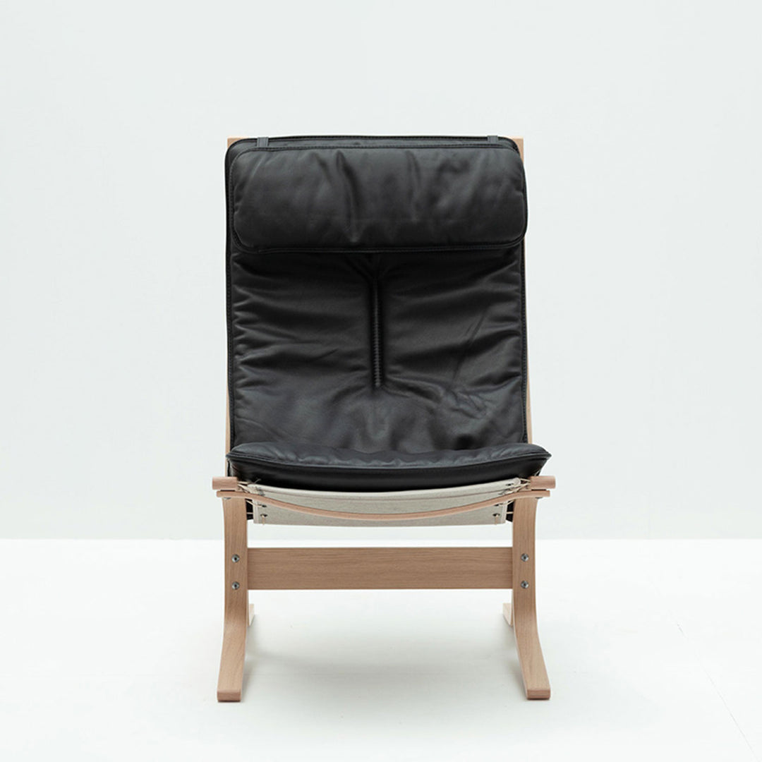 lk hjelle | siesta fiora 305 chair | high back | oak + hemsen HA19 leather
