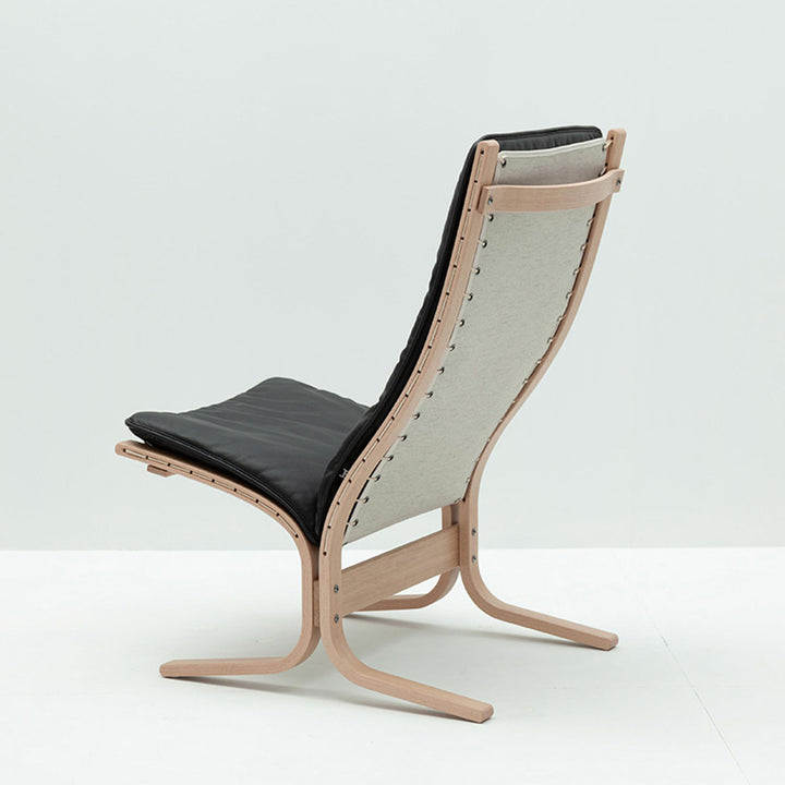 lk hjelle | siesta fiora 305 chair | high back | oak + hemsen HA19 leather