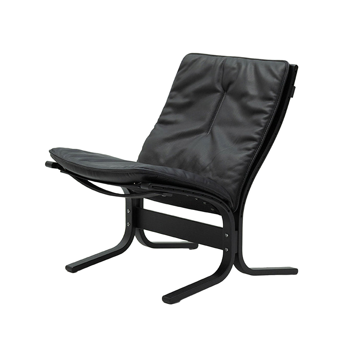 hjelle | siesta fiora 307 chair | low back | black oak + hemsen HA19 leather